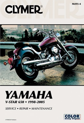 Yamaha V Star 650 Clymer Service Manual