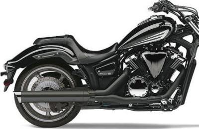 Yamaha Stryker Scalloped Cobra Slip-On Black 2270B