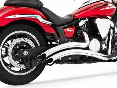 Yamaha V Star 950 Freedom Exhaust Sharp Curves MY00079