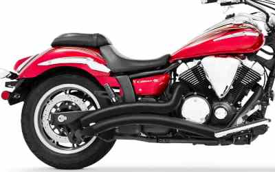 Yamaha V Star 950 Freedom Exhaust Sharp Curves MY00080