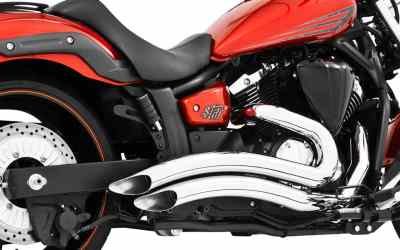 Yamaha Stryker Freedom Exhaust Sharp Curves MY00124