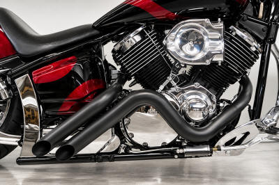 Yamaha V Star 1100 / Drag Star CURBURNER Black