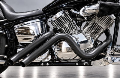 Yamaha V Star 1100 / Drag Star Curburner Exhaust Sweeper Series
