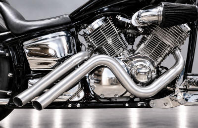 Yamaha V Star 1100 / Drag Star Curburner Exhaust Sweeper Series