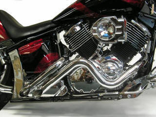 Yamaha V Star 1100 / Drag Star CURBURNER CHROME