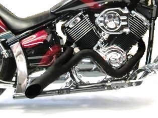 Yamaha V Star 1100 / Drag Star Thugstar Exhaust Black