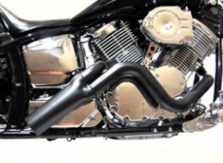 Yamaha V Star 1100 / Drag Star Thugstar GP Exhaust with Custom tip