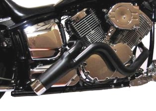 Yamaha V Star 1100 / Drag Star Thugstar GP Exhaust with Custom tip