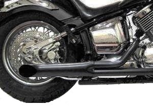 Yamaha RS Warrior / MT-01 Monster Pro Exhaust Turnout Black
