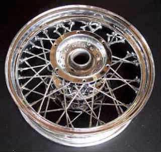 Yamaha V Star 1100 / Wild Star CHROME SPOKE WHEEL EXCHANGE after