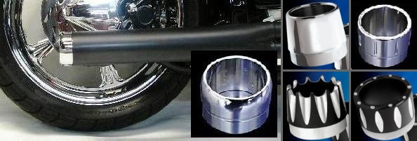 Yamaha V Star 1100 / Drag Star Roadster Exhaust with Bullet tip