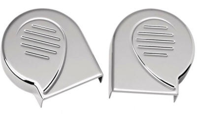 Yamaha Road Star / Wild Star Chrome Billet Horn Covers Ball Milled 810160